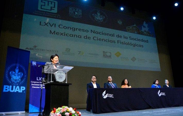 Inaugura rectora BUAP el LXVI Congreso Nacional de la Sociedad Mexicana de Ciencias Fisiológicas