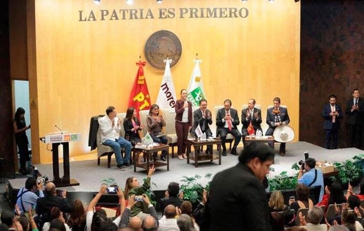 Todos tenemos la tarea histórica de darle continuidad a la 4T: Sheinbaum ’Todos tenemos la tarea histórica de darle continuidad a la 4T: Sheinbaum