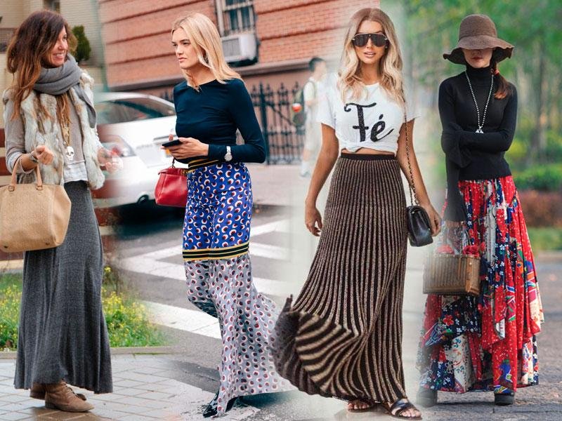 Maxi faldas: indispensables para el otoño