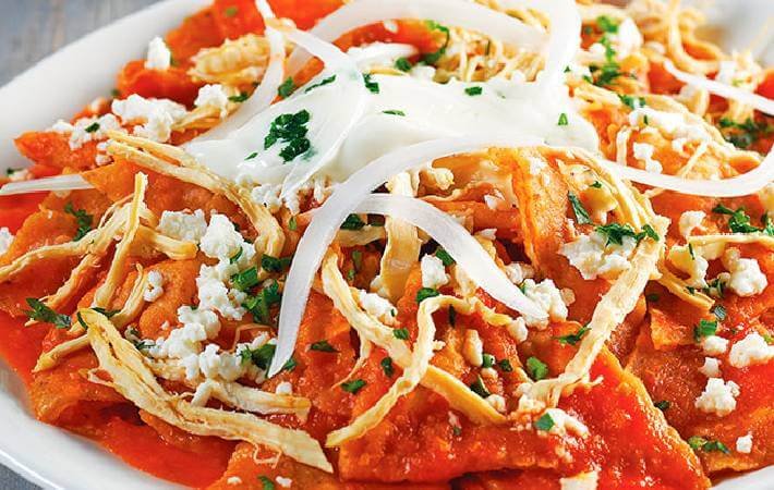 chilaquiles rojos