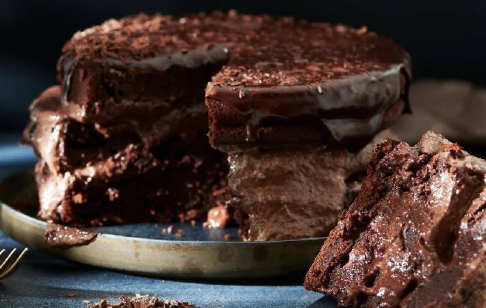 pastel de chocolate