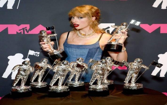 Taylor Swift sigue triunfando ahora con 9 premios en los MTV VMA 2023
