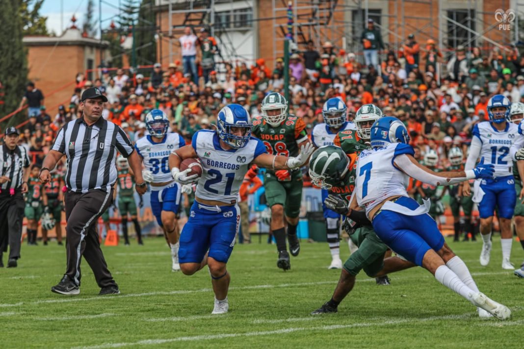 Superan Borregos del Tec de Monterrey Puebla 34-8 a los Aztecas Udlap