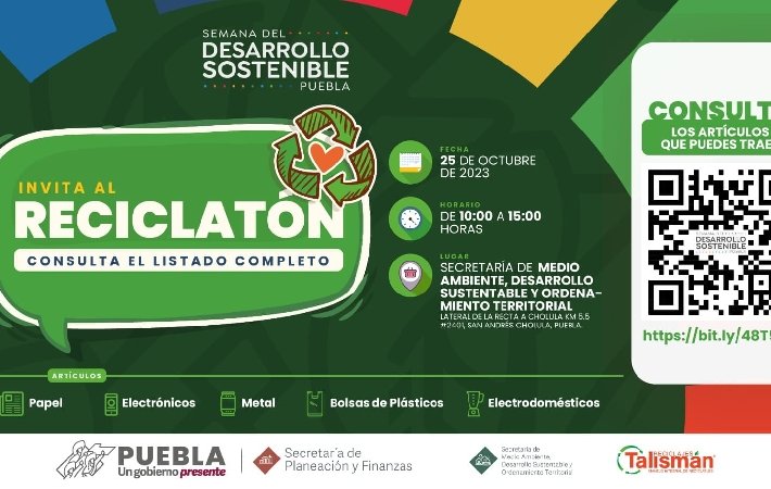 Semana del Desarrollo Sostenible en Puebla, acciones para un futuro mejor: SPF Semana del Desarrollo Sostenible en Puebla, acciones para un futuro mejor: SPF