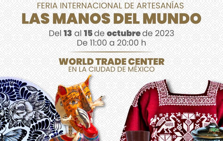 Participará Puebla en feria artesanal “Las Manos del Mundo” en CDMX