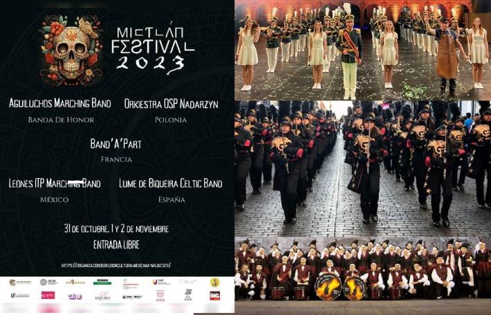 ¿Qué bandas estarán en el Mictlán Festival de Bandas 2023 ?
