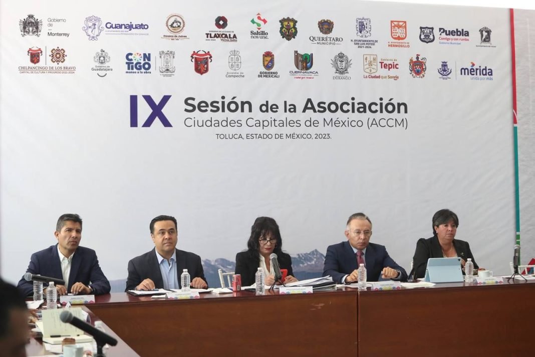 Participa Puebla en la Sesión de la Asociación de Ciudades Capitales de México
