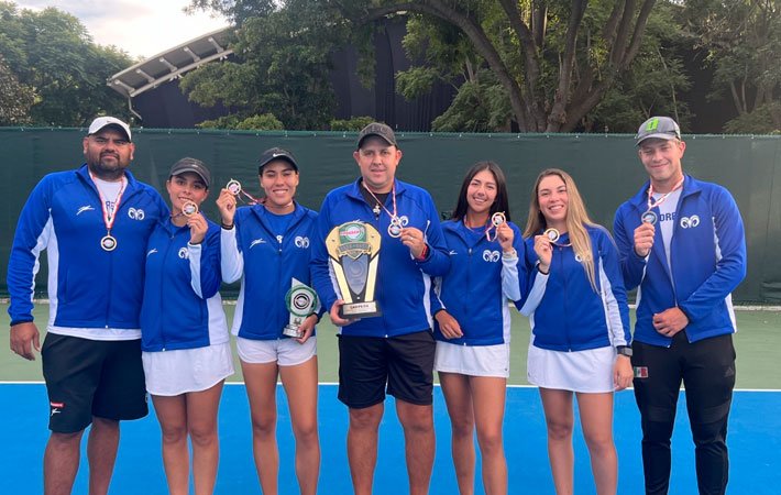 Conquistan tenistas del Tec de Monterrey Puebla título del Torneo Nacional 2023 de Conadeip