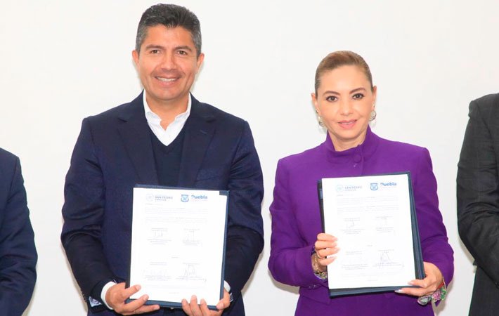 Puebla capital y San Pedro Cholula firman convenio en materia turística
