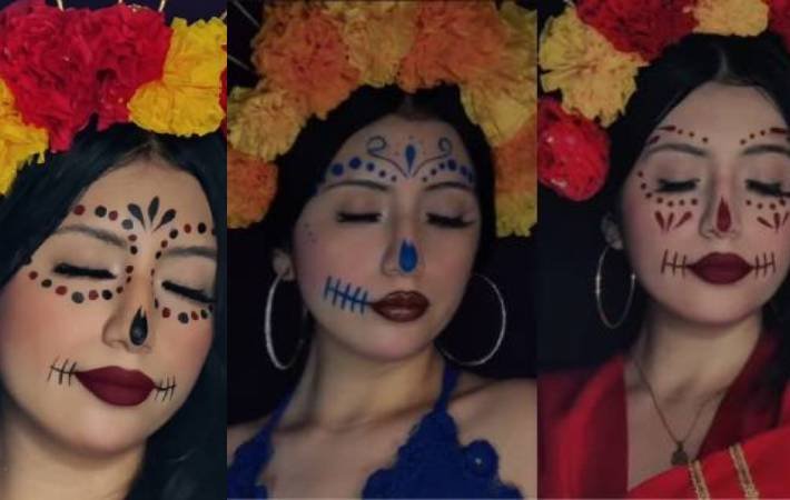 Maquillaje de catrina fácil y rápido