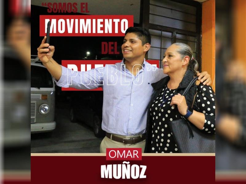  Omar Muñoz representa una opción fresca y comprometida para la presidencia municipal de Cuautlancingo.