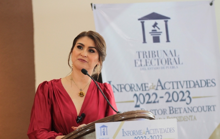 Garantiza la presidenta Tribunal Electoral de Puebla certeza en proceso 2024 Garantiza la presidenta Tribunal Electoral de Puebla certeza en proceso 2024