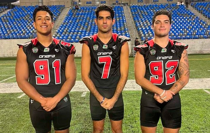 Participan tres jugadores de Borregos Puebla en victoria de México en Tazón Azteca Participan tres jugadores de Borregos Puebla en victoria de México en Tazón Azteca