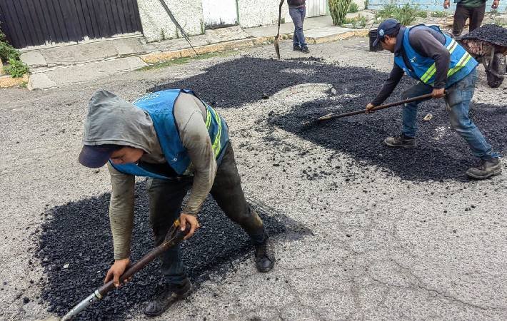 Sigue el programa de bacheo de la capital en temporada decembrina