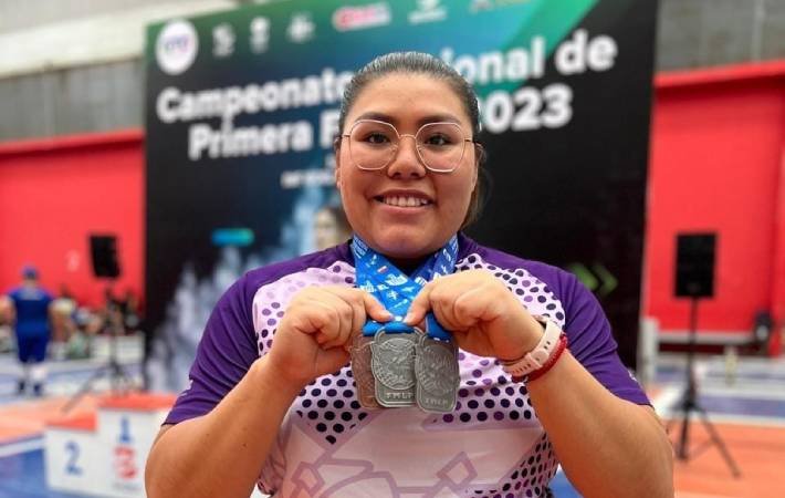 Halterista poblana trabaja para alcanzar sueño participar en Juegos Olímpicos