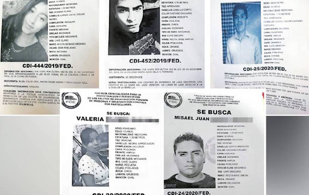 Puebla personas desaparecidas