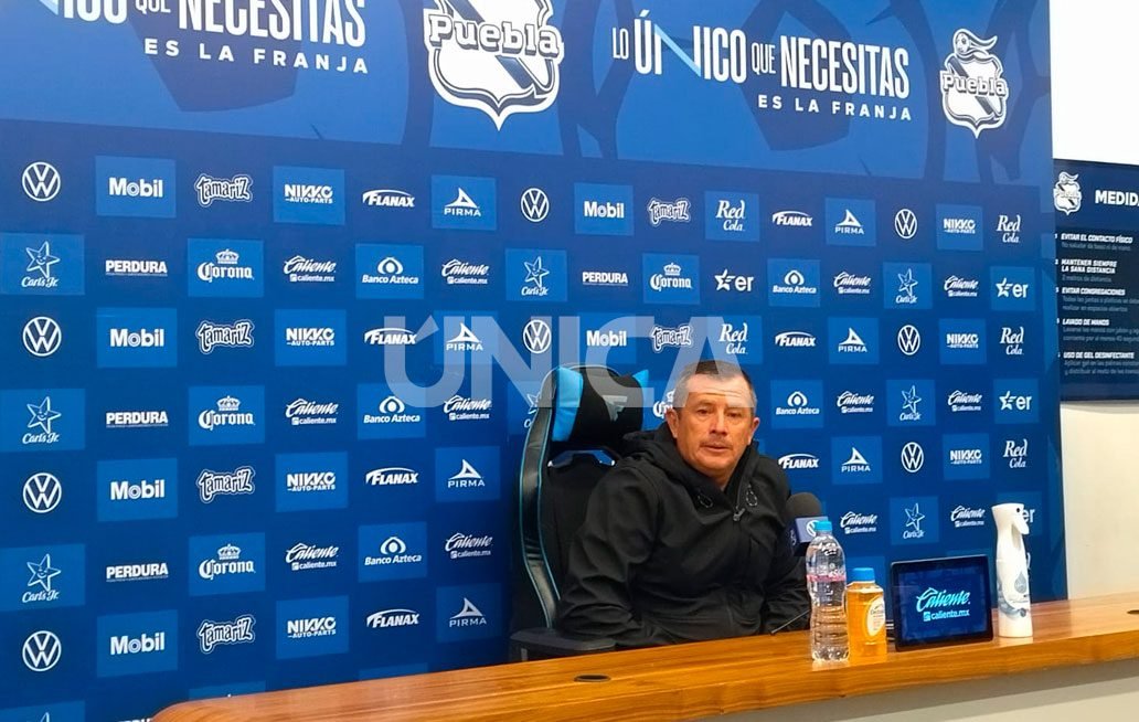 Club Puebla, sin presión y con trabajo regresará a la senda del triunfo: DT