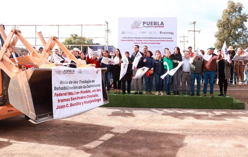 Inicia rehabilitación de carretera federal México-Puebla con inversión de 102 mdp