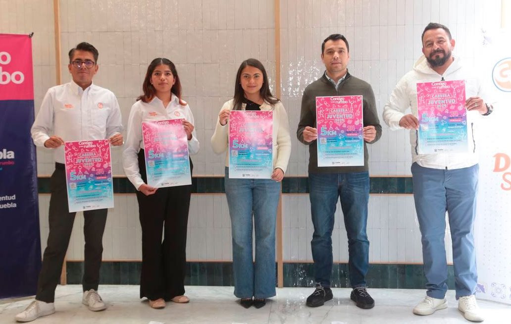 Presenta el ayuntamiento de Puebla la Carrera por la Juventud 2024