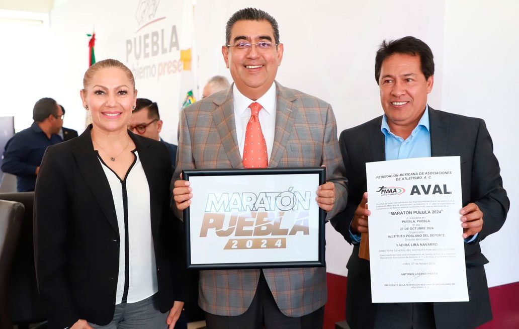 Presentan el “Maratón Puebla 2024” con la distinción “Élite” por la World Athletic