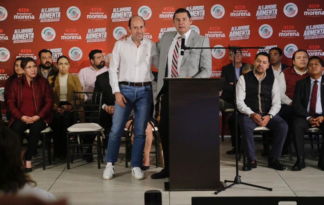 Manzanilla se suma al equipo de campaña de Armenta como asesor político