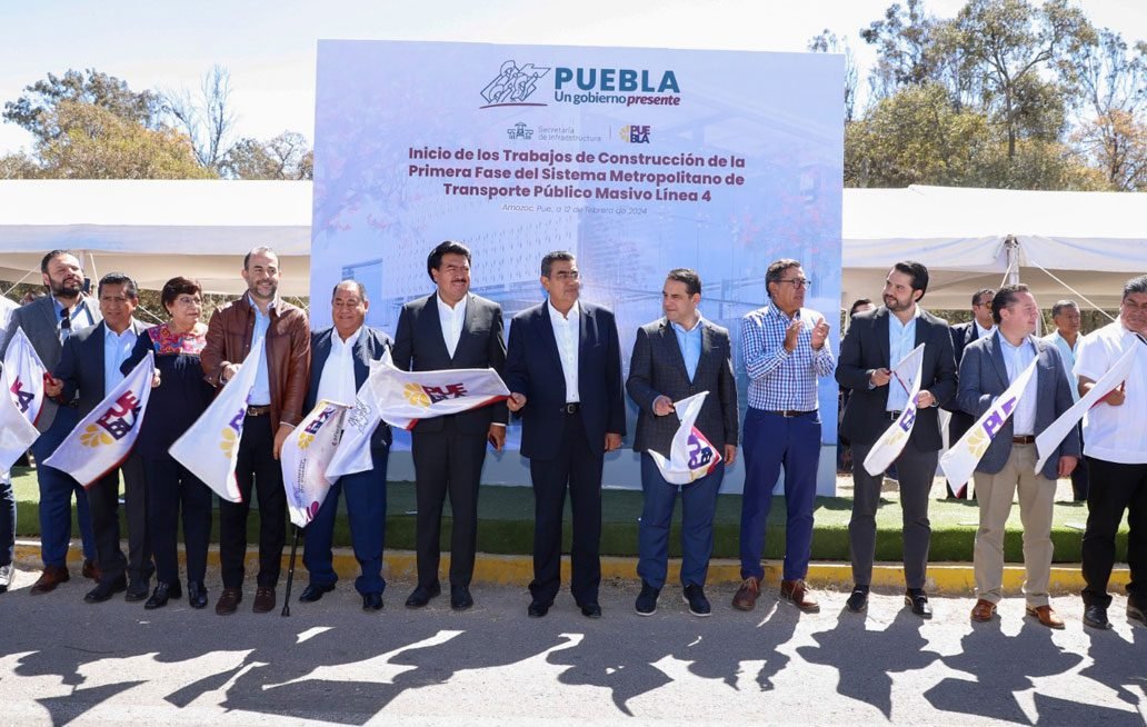 Inicia gobierno de Puebla construcción de la primera fase del Sistema Metropolitano de Transporte