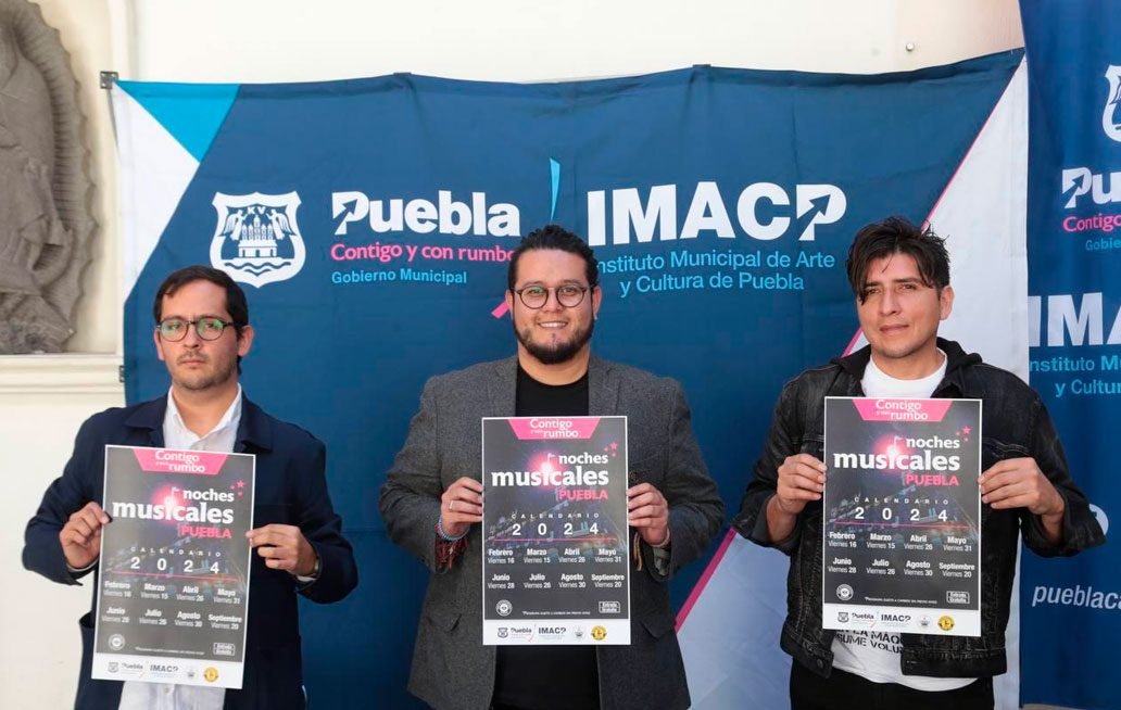 Presenta IMACP el calendario de las Noches Musicales 2024
