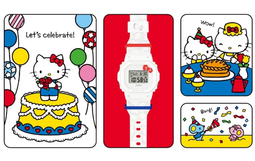 Casio celebra el 50° aniversario de Hello Kitty con un Baby-G