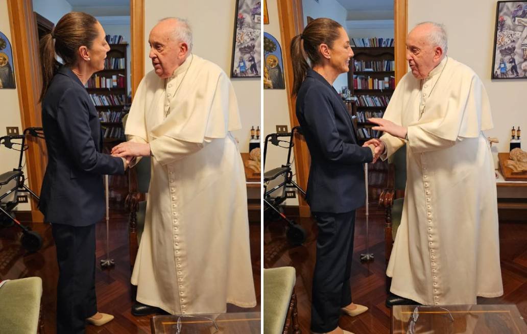 Sostienen encuentro Papa Francisco y Claudia Sheinbaum