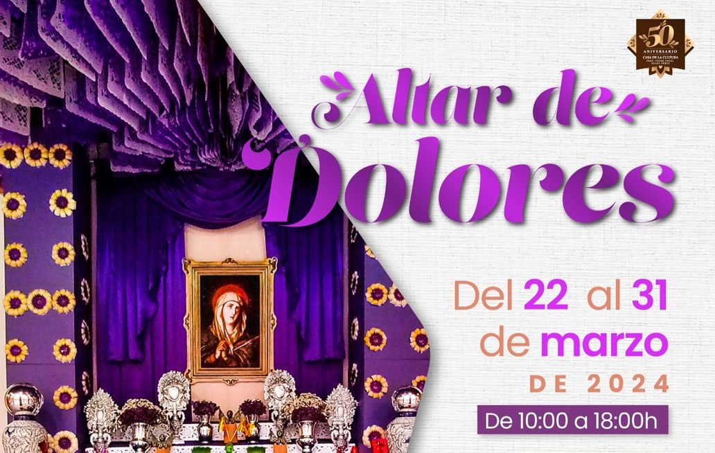 Abrirá “Altar de Dolores” en Casa de la Cultura en Puebla