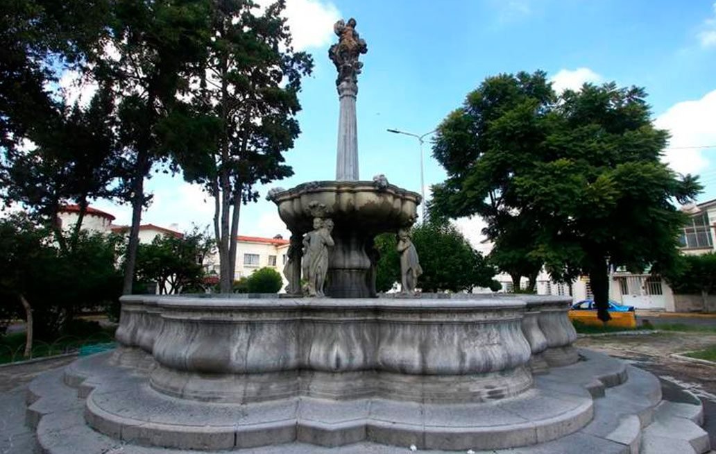 INAH responsable de la reparación de la Fuente de San Miguel : Gerencia del Centro Histórico municipal