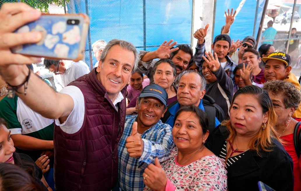 Pepe Chedraui entabla diálogo con habitantes de la Junta Auxiliar de San Pablo Xochimehuacan