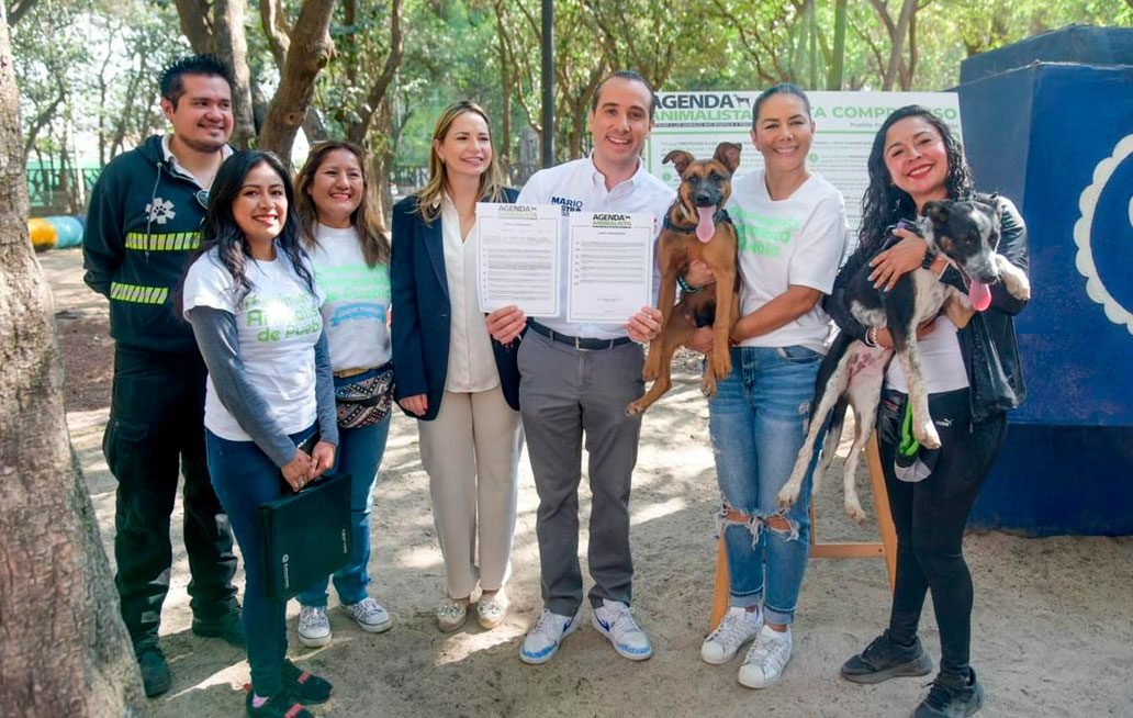 Ofrece Mario Riestra la construcción del primer hospital veterinario de Puebla capital