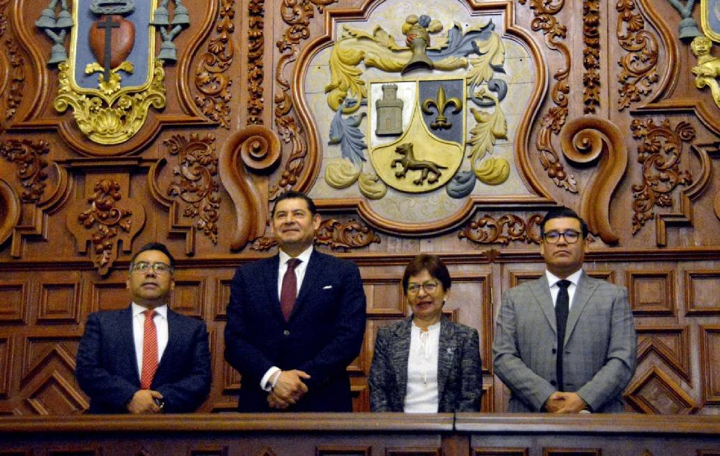 El candidato al gobierno del estado por la coalición Sigamos Haciendo Historia presenta su plan de trabajo ante el Consejo Universitario