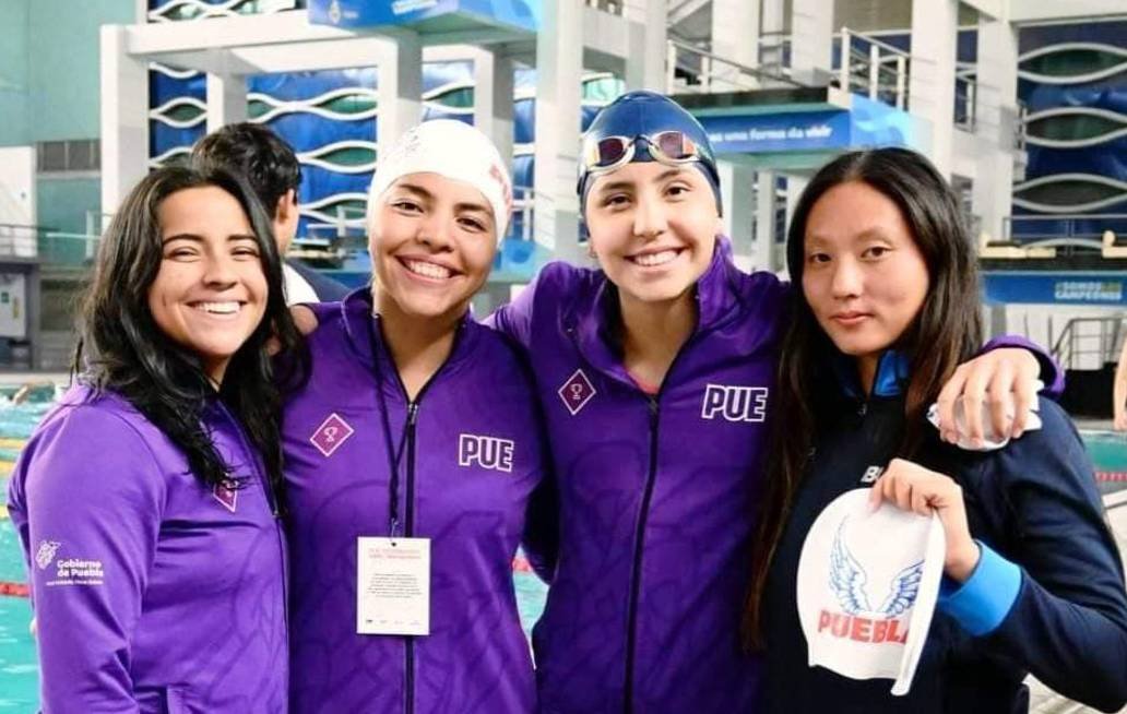 Conquistan tres nadadoras Lobos BUAP pase a Juegos Nacionales Conade 2024