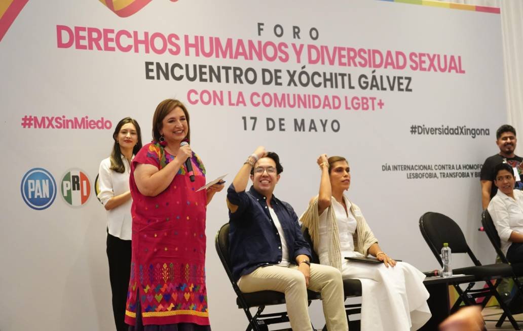 Firma Xóchitl Gálvez compromiso para garantizar respeto a personas de la diversidad sexual