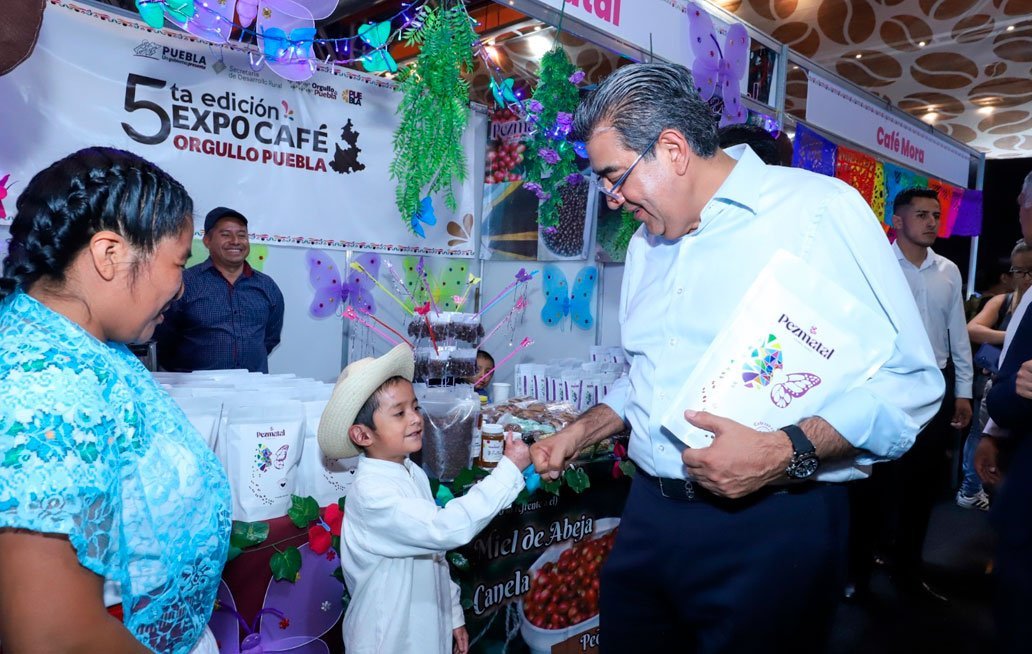 Inaugura gobernador la Expo Café Orgullo Puebla