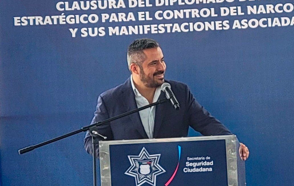 Adán Domínguez presidió clausura de Diplomado de Control de Narcomenudeo