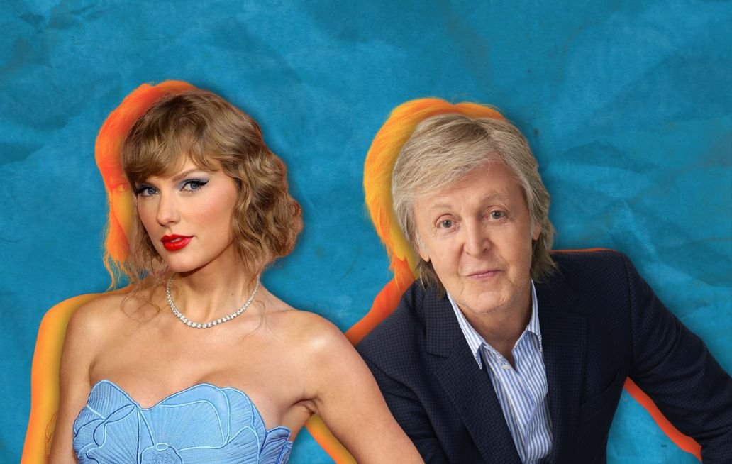 Paul McCartney en el concierto de Taylor Swift en Londres