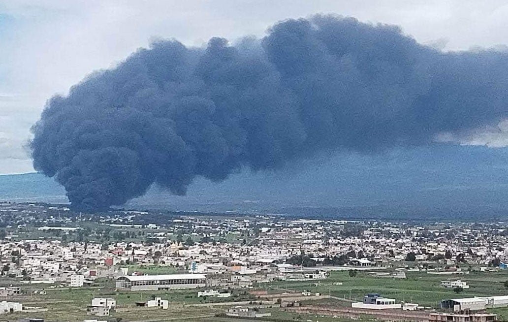 Suspenden clases en Chipilo ante incendio