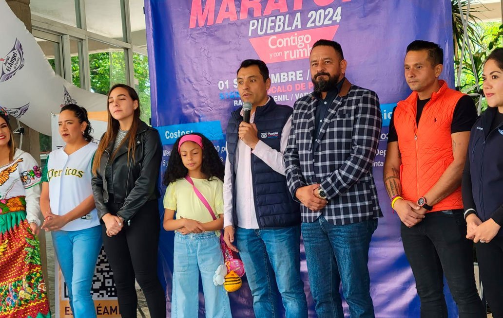 Ayuntamiento de Puebla anunció el 3er Medio Maratón 2024