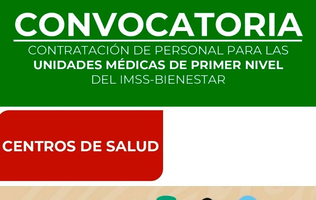 Abre IMSS-Bienestar convocatoria de contratación en Puebla
