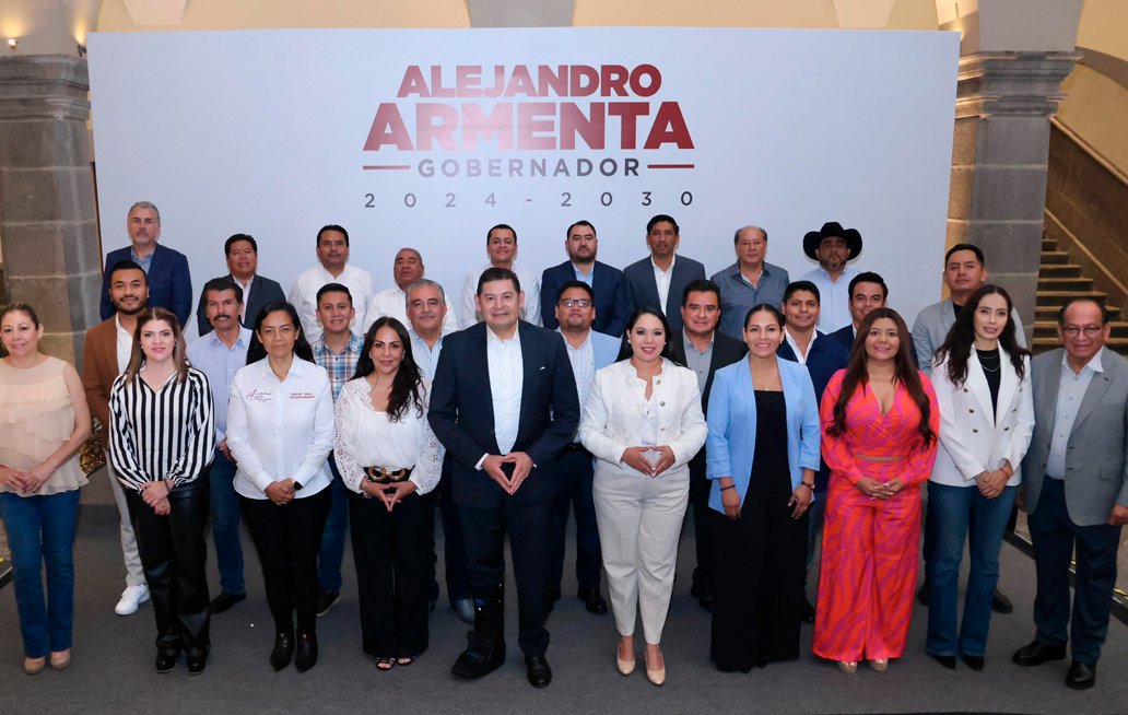 Armenta y alcaldes electos juntos por el bienestar y la seguridad de las familias poblanas