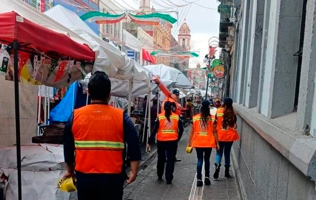 Reporta el ayuntamiento de Puebla saldo blanco tras fiestas patrias