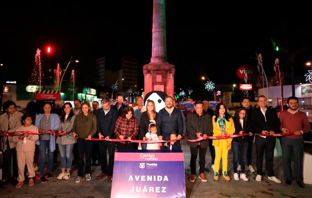 Adán Domínguez entregó ls rehabilitación de la Avenida Juárez