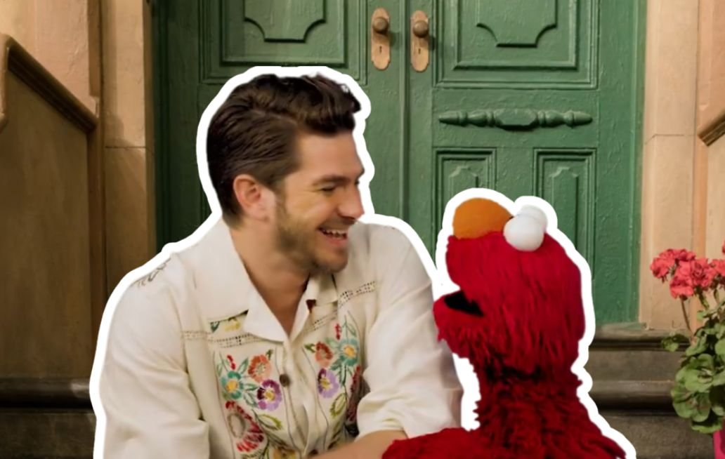 Andrew Garfield habla sobre la muerte de su mamá con Elmo