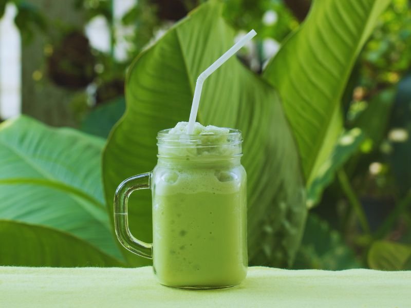 batido verde proteico