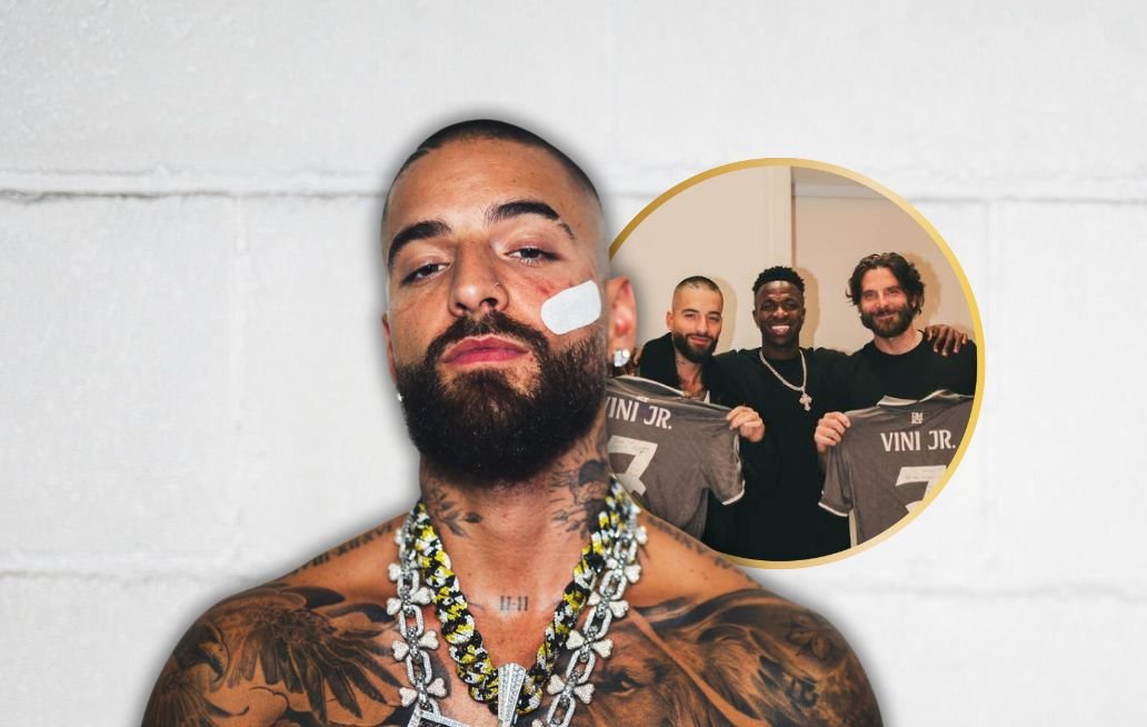 Maluma enciende las redes junto a Bradley Cooper y Vinicius Jr.