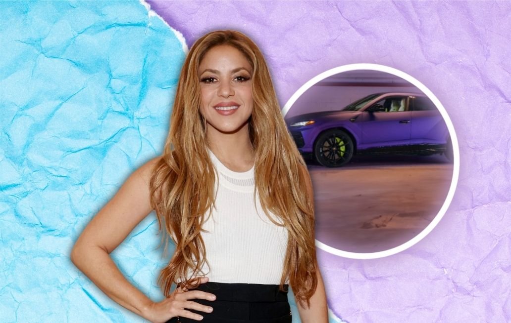 Shakira obsequiará su Lamborghini morado a uno de sus fans