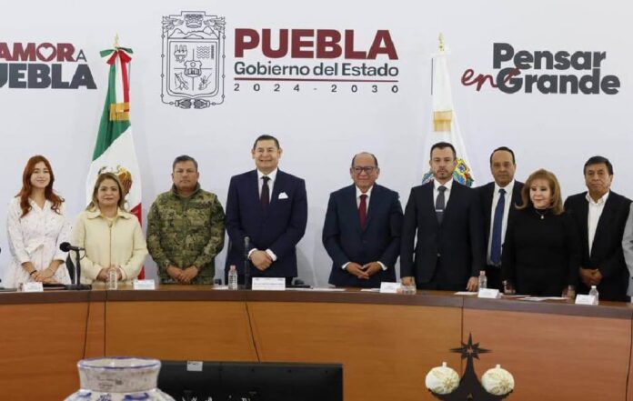 Anuncia Armenta medidas para reforzar la seguridad en Puebla